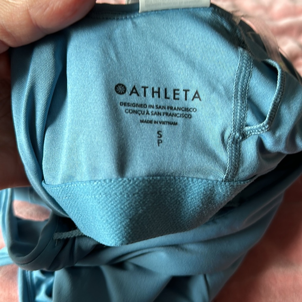Athleta Blue Twist-Neck Tankini - Picture 6 of 7